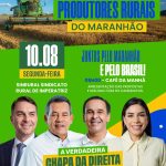 Ulisses, Mariana e Cidônio se reúnem com produtores rurais do maranhão nesta segunda-feira (10)