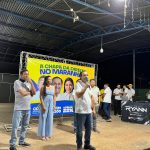 Ulisses Gonçalves e Mariana Carvalho reúnem multidão de moradores no bairro do Jacu em apoio a sua candidatura