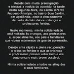 NOTA DE SOLIDARIEDADE
