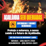 Viu um foco de incêndio? Não deixe o fogo se espalhar