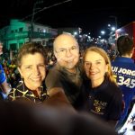 Em grande comício e caminhada Maura Jorge apresenta seus candidatos