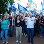 Caminhada reúne multidão em São Francisco do Brejão em apoio à reeleição de Hildo Rocha